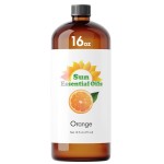Sun Essential Oils - Sweet Orange Essential Oil 16 oz for Diffusers, Hair, Skin Care, Aromatherapy Massage, Candle, Soap, Lotion & Cleaning Products Making, Citrus Scent for Home