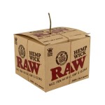 RAW Natural Unbleached Hemp & Beeswax Hemp Wick 100 feet Spool Roll
