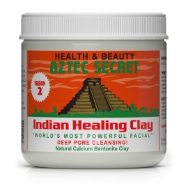 Aztec Secret - Indian Healing Clay 1 lb - Deep Pore Cleansing Facial & Body Mask - The Original 100% Natural Calcium Bentonite Clay - New Version 2