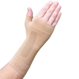 OrthoSleeve WS6 Compression Wrist Sleeve/Carpal Tunnel Wrist Brace, Supports Pain and Strain and Fatigue