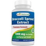 Best Naturals Broccoli Sprout Extract 1000mg per Serving - 120 Capsules (Pack of 2)