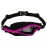 SPIbelt Kids Pocket Belt, Expandable Pocket, Adjustable Waist, No Bounce, No Logo Band, Black with Hot Pink Zipper