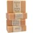 4 Goat Milk Soap Bars with Honey - Handmade in USA. All Natural Soap, Unscented, Fragrance Free, Fresh Goats Milk. Wonderful for Sensitive Skin and Babies. SLS, Paraben, GMO-Free