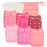 babygoal Baby Girl Cloth Diapers 6 Pack with 6pcs Inserts and Wet Bag, Reusable Waterproof Diaper Covers for Toddlers with Snap Closure