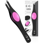 Tweezers for Facial Hair Women & Men - Stainless Steel Slant Eyebrow Tweezers with Hand-Sharpened Tips for Fine Hair Removal, Precision Shaping & Detail Work