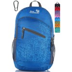 Outlander Packable Handy Lightweight Travel Hiking Backpack Daypack-Dark Blue