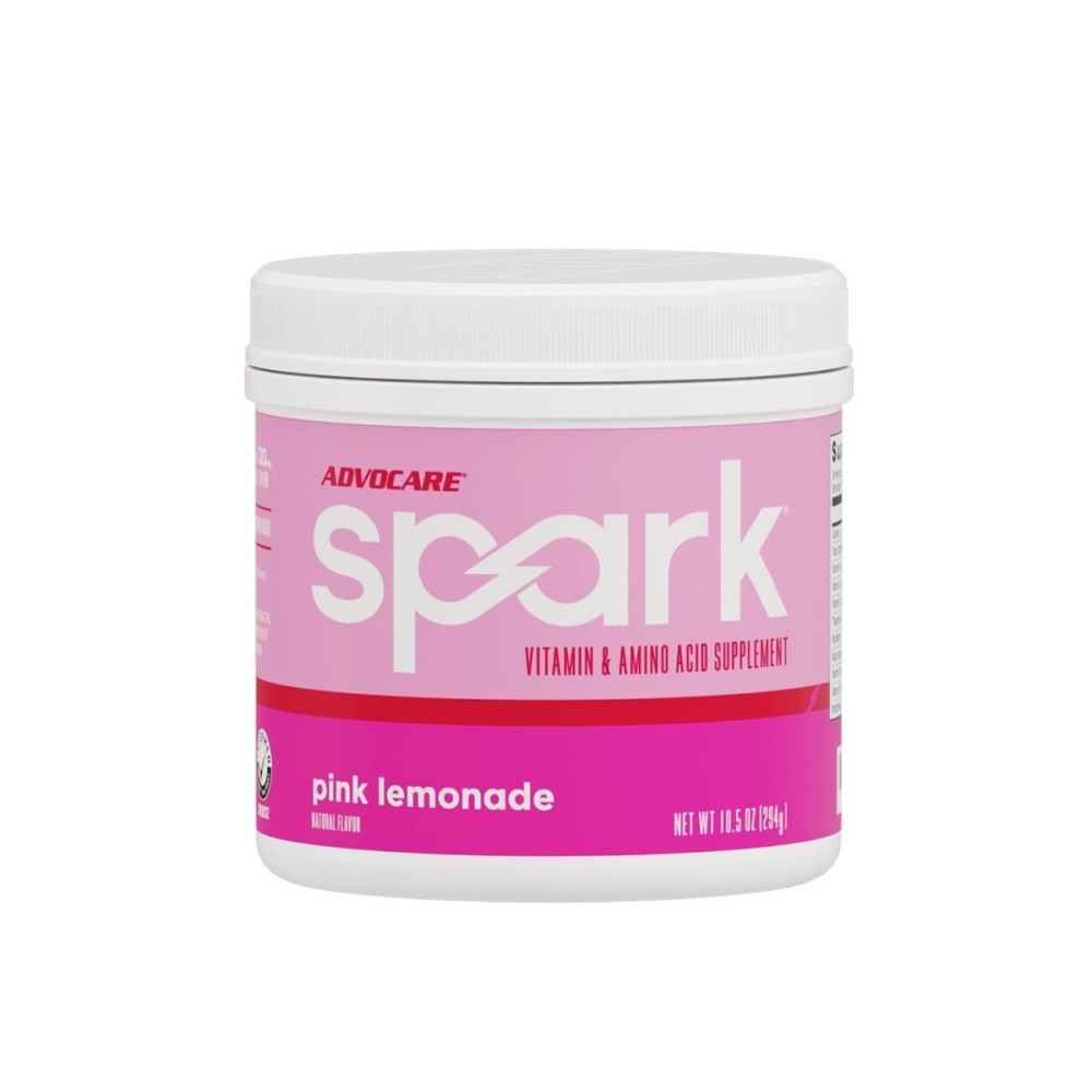 AdvoCare Spark - Energy Drink Mix - Vitamin & Amino Acid Supplement - Supports Energy & Focus - Portable Immune Support - Sugar-Free - Pink Lemonade (10.5 oz)