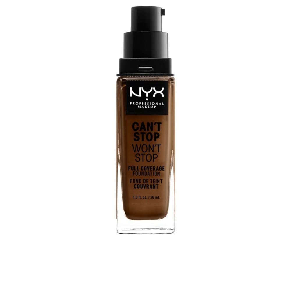 NYX PROFESSIONAL MAKEUP Can\'t Stop Won\'t Stop Foundation, 24h Full Coverage Matte Finish - Walnut