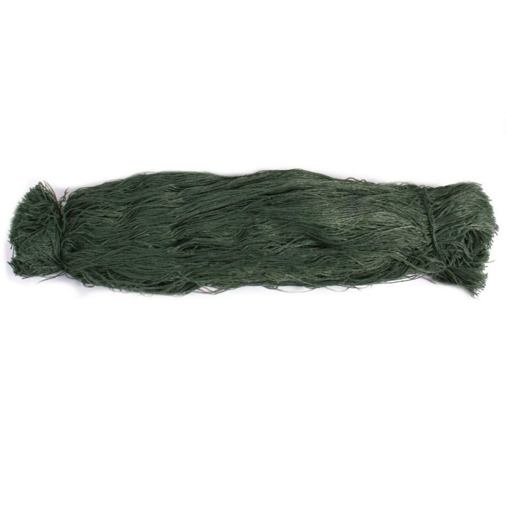 Ghillie Thread - Lightweight Synthetic Material to Craft Ghillie Suit, Gear, Netting, Hunting Accessories (Jade) | Camo Fabric