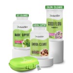 NaturalSlim Candida Cleanse Support Supplements Bundle - Candiseptic Kit Anti Overgrowth, Gut & Colon Cleansing 242 Capsules Total - 28 Days Cleansing Program Formulated by Frank Suarez (1 Pack)