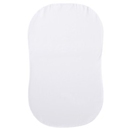 HALO BassiNest Fitted Sheet - 100% Organic Cotton, Soft and Breathable Bassinet Sheet for Babies, 30 x 16 Pre-Shrunk Sheet, White Organic