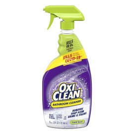 OxiClean Bathroom Cleaner, Shower, Tub & Tile, Powered by OxiClean Stainfighters, 32 oz
