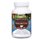 Perfect Supplements - Perfect Desiccated Liver - 120 Capsules - Undefatted Beef Liver - Natural Source of Protein, Iron, Vitamins A & B - 3 Pack