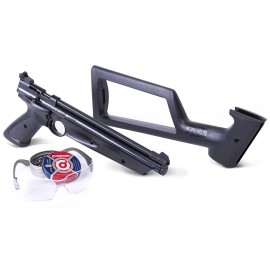 Crosman P1322KTE American Classic Variable-Pump .22-Caliber Pellet Air Pistol Kit