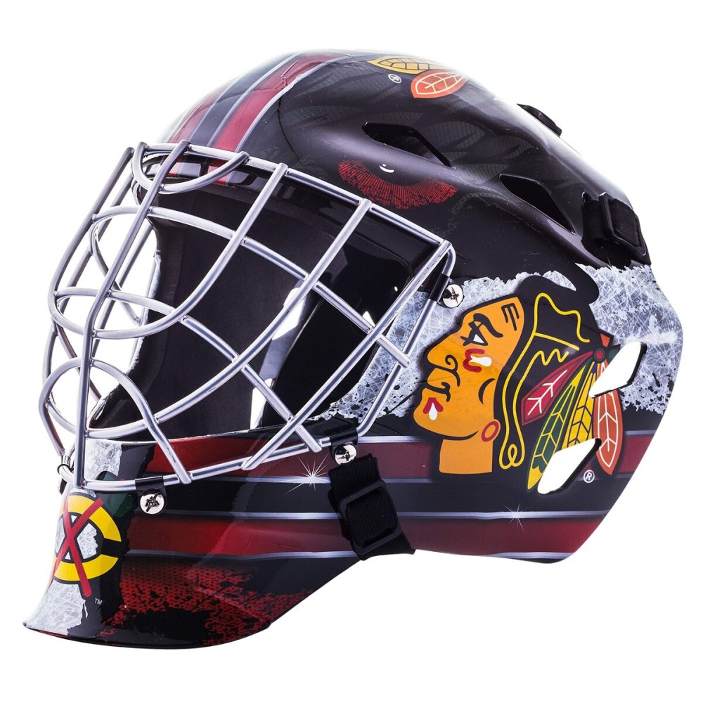 Franklin Sports GFM 1500 NHL Chicago Blackhawks Goalie Face Mask