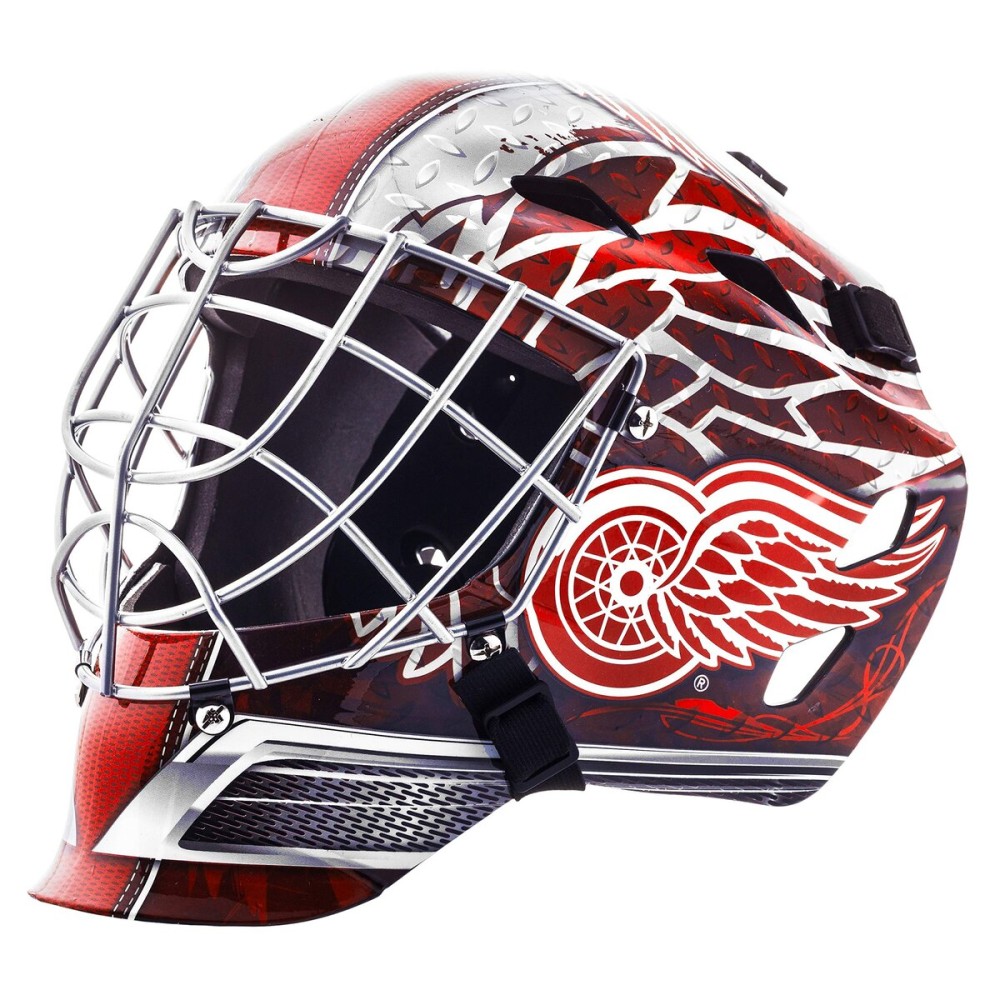 Franklin Sports Detroit Red Wings NHL Hockey Goalie Face Mask - Goalie Mask for Kids Street Hockey - Youth NHL Team Masks for Kids