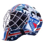 Franklin Sports GFM 1500 NHL New York Rangers Goalie Face Mask