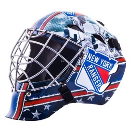 Franklin Sports GFM 1500 NHL New York Rangers Goalie Face Mask