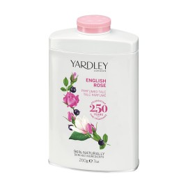 Yardley of London English Rose 7.0 oz Perfumed Talc, clean (Y6320018-6)
