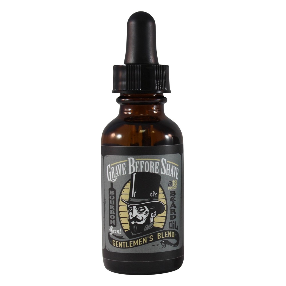 Grave Before Shave Gentlemen\'s Blend Beard Oil (Bourbon/Sandal Wood Scent)