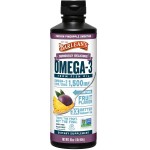 Barlean\'s Omega 3 Fish Oil Liquid Supplement for Men and Women, 1500mg of EPA and DHA Fatty Acid, Promotes Brain & Heart Health - Non-GMO, Passion Pineapple Smoothie, 16 oz