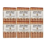 Zum Indigo Wild Goat\'s Milk Soap Bar - Bar Soap for Hands & Body Made with Essential Oils - 3 oz - Frankincense & Myrrh (6 Pack)