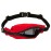 SPIbelt Kids Pocket Belt, Expandable Pocket, Adjustable Waist, No Bounce, No Logo Band, Red with Black Zipper