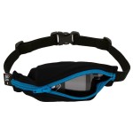 SPIbelt Kids Pocket Belt, Expandable Pocket, Adjustable Waist, No Bounce, No Logo Band, Black with Turquoise Zipper