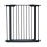 MidWest Homes for Pets 39-Inch High Walk-Thru Pressure Mounted Steel Dog Gate, Expands to 38 Inches Wide, Includes 3-inch Extensions, Textured Graphite