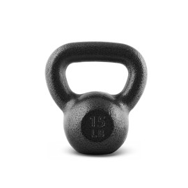 CAP Barbell Black Cast Iron Kettlebell | 15 Pounds