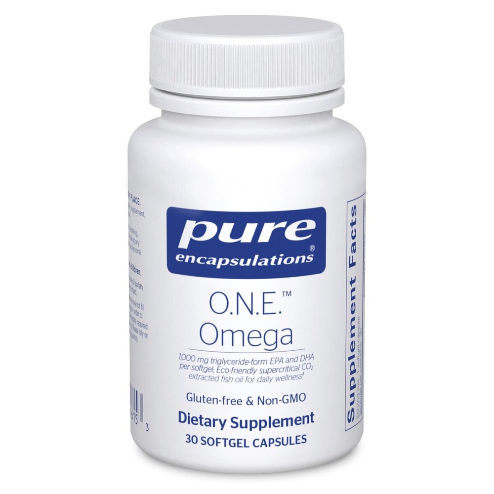 Pure Encapsulations O.N.E. Omega - Fish Oil Supplement for Heart Health, Joints, Skin, Eyes, and Cognition* - Fish Oil Concentrate with EPA and DHA - 30 Softgel Capsules