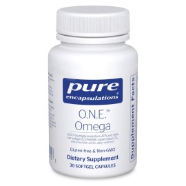 Pure Encapsulations O.N.E. Omega - Fish Oil Supplement for Heart Health, Joints, Skin, Eyes, and Cognition* - Fish Oil Concentrate with EPA and DHA - 30 Softgel Capsules