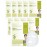 DERMAL Bamboo Collagen Essence Facial Mask Sheet 23g Pack of 10 - Hydrating & Calming, For Dewy and Glowing Skin, Daily Skin Treatment Solution Sheet Mask