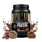 Animal Whey Isolate Protein Powder - Loaded for Pre & Post Workout Muscle Builder and Recovery with Digestive Enzymes for Men & Women - 25g Protein, Great Taste, Low Sugar - Chocolate 2 lbs