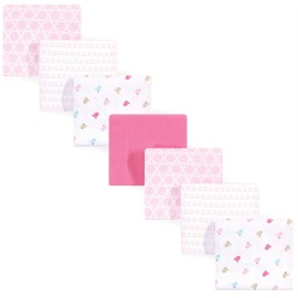 Luvable Friends Unisex Baby Cotton Flannel Receiving Blankets, Birdies 7-Pack, One Size