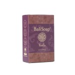 Bali Soap - Vanilla Natural Soap Bar for Men & Women - Vegan, Handmade, Exfoliating Soap - 3 Pack, 3.5 Oz each