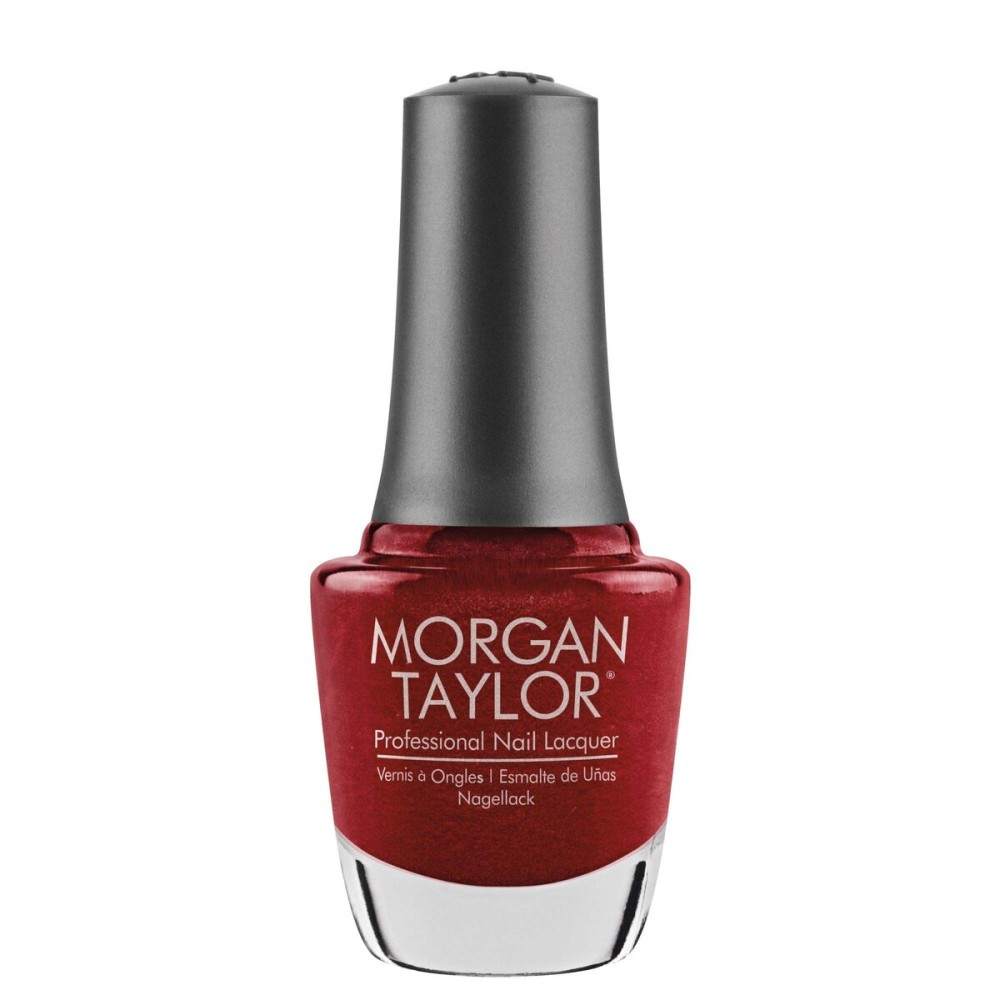 Morgan Taylor Nail Lacquer (Wonder Woman) Red Professional Lacquer, Vibrant, Chip-Resistant, Fast-Drying, Long-Lasting, High-Shine, Perfect for Manicures & Pedicure, 0.5 ounce.
