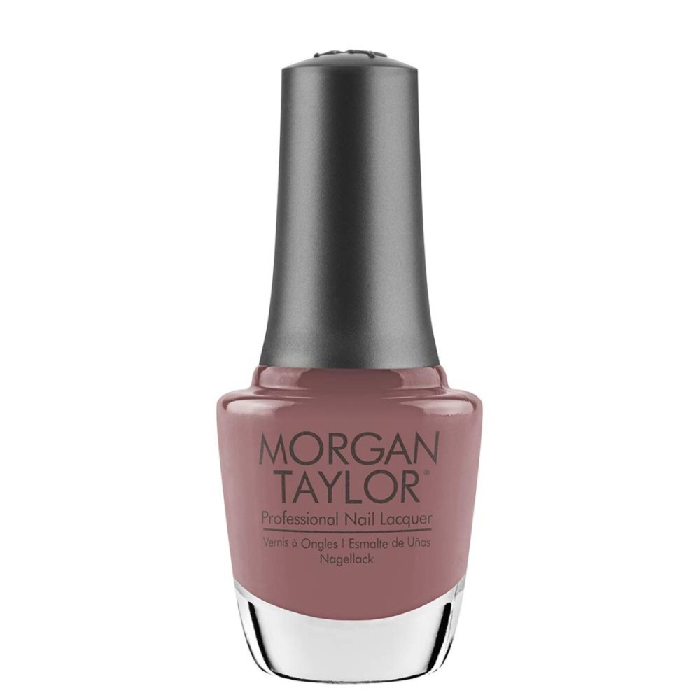 Morgan Taylor Nail Lacquer (Coming Up Roses) Brown Professional Lacquer, Vibrant, Chip-Resistant, Fast-Drying, Long-Lasting, High-Shine, Perfect for Manicures & Pedicure, 0.5 ounce.