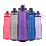Pogo BPA-Free Tritan Plastic Water Bottle with Chug Lid, 40 Oz, Purple