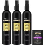 TRESemm Extra Hold Hairspray, Non-Aerosol 3-Pack, 24H Hold & Frizz Control + Keratin Repair Hair Mask