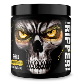 JNX SPORTS The Ripper! Shredding Thermogenic Fat Burner - Pineapple Shred 30 Servings | Advanced Fast Acting Thermogenic Pre-Workout, Appetite Suppressant for Men & Women