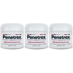 Penetrex Joint & Muscle Therapy - Soothing Comfort for Back, Neck, Hands, Feet - Premium Whole Body Rub with Arnica, Vitamin B6 MSM & Boswellia - 2oz 3-Pack
