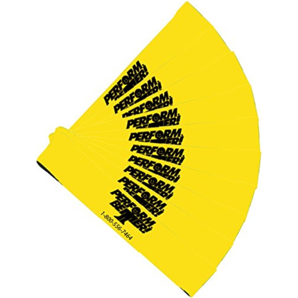 Perform Better Professional Light Exercise Mini XL Band (10 Pack), Yellow