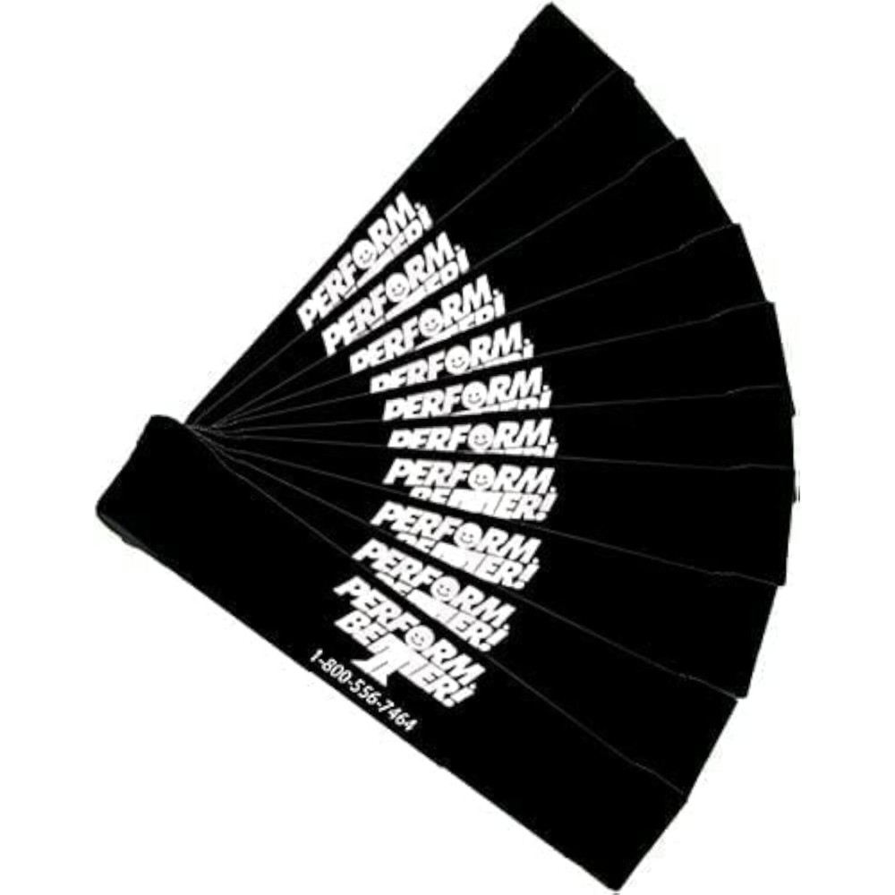 Perform Better XL Mini Band Exercise Bands (10) - Black - Extra Heavy Resistance, j Set of 10-12x2 (5473-pack)