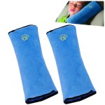 2PC Blue Seat Belt Pillow for Kids, Baby Seatbelt Pillow, Carseat Pillow Protector for Toddler Travel, Kids Travel Seat Belt Pillow, Seatbelt Strap Covers for Child Infant