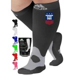 Mojo Compression Socks for Women and Men 20-30mmHg Knee High - Opaque Medical Compression Knee High for Varicose Veins Circulation, Bariatric, Swelling, Lymphedema - Grey, Small - A601