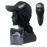 CoolNES - UV Sun Protection Neck Drape Adjustable Multifunctional 2 in 1 Face Covering for Outdoor Fishing - Unisex Black