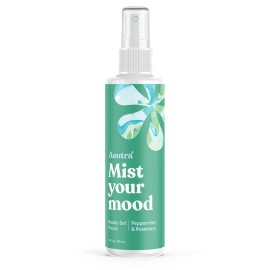 ASUTRA Multi-Use Essential Oil Aromatherapy Spray (Peppermint & Rosemary), 4 fl oz - Mist for Face, Body, Rooms & Linens - Car, Fabric, and Bathroom Freshener