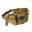 ArcEnCiel Tactical Fanny Pack for Men Women Waist Bag Hip Belt Outdoor Hiking Fishing Bumbag with Patch (Coyote Brown)