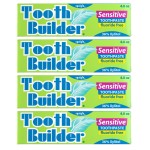 Squigle Tooth Builder SLS Free Toothpaste (Stops Tooth Sensitivity) Prevents Canker Sores, Cavities, Perioral Dermatitis, Bad Breath, Chapped Lips, 4 oz (16 Ounce (Pack of 4), Unflavored)